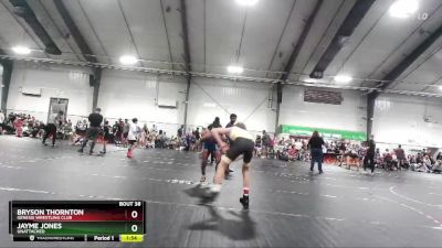 108 lbs Cons. Round 2 - Bryson Thornton, Genesis Wrestling Club vs Jayme Jones, Unattached