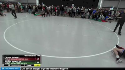 132 lbs Champ. Round 2 - Cason Rumley, Tough N Technical Wrestling Club (TNTWC) vs Kaden Kowalek, Kearney MatCats Wrestling Club
