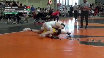 285 lbs 1st Place Match - Carter Stack, Washington & Lee vs Andrew Vanscoy, Baldwin Wallace