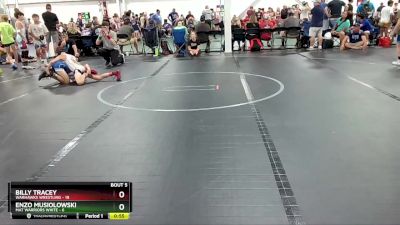 68 lbs Round 2 (6 Team) - Billy Tracey, Warhawks Wrestling vs Enzo Musiolowski, Mat Warriors White