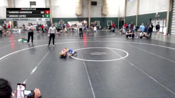 40 lbs Cons. Round 1 - Kamden Anderson, Kimball Wrestling Club vs Armani Lopez, Team Garcia