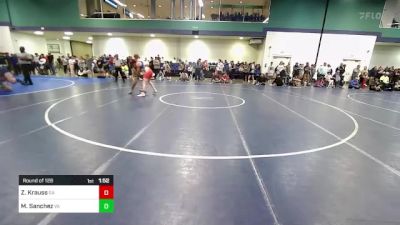 150 lbs Round Of 128 - Zachary Krauss, GA vs Monte Sanchez, VA