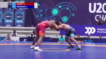 74 kg 1/2 Final - Ladarion Artez LOCKETT, United States vs Aghanazar Novruzov, Azerbaijan