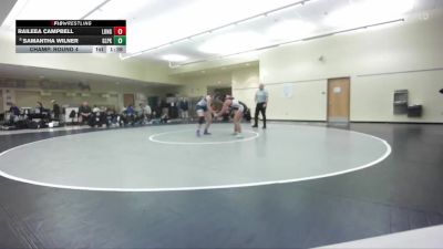 170lbs Champ. Round 4 - Samantha Wilner, Glacier Peak (Girls) vs Raileea Campbell, R. A. Long (Girls)