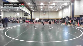 106 lbs Round Of 16 - Christopher St. Peter, Monument Mountain vs Brayden Lyons, Wayland