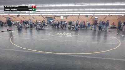 115 lbs Final - Gannon Swank, Muncy vs Colt Carmean, Orangeville