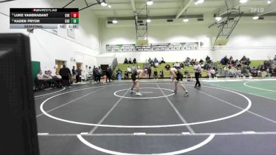 149 lbs Semifinal - Luke VanBrabant, Cuesta vs Kaden Pryor, Cuesta