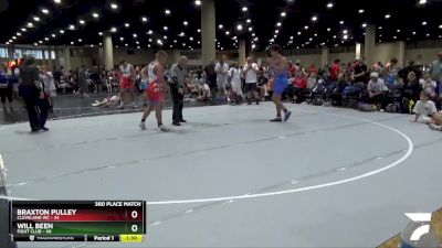 170 lbs Placement (16 Team) - Will Been, Fight Club vs Braxton Pulley, Cleveland WC