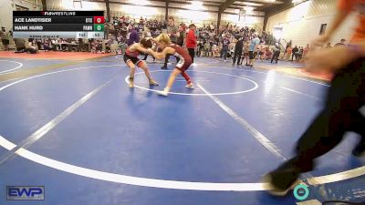 58 lbs Semifinal - Ace Landtiser, Owasso Takedown Club vs Hank Hurd, Pawhuska Elks Takedown