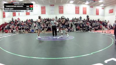 190 lbs 1st Place Match - Christopher Mijavec, Howland vs Nasir Levy, West Geauga