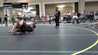 285 lbs Consi Of 4 - Brian Haas, Pounders WC vs Luis Zamora, Warren HS