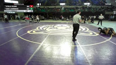 145 lbs Final - Stella Glenn, Union County vs Jada Lawrence, Bluffton