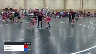 124 lbs Rr Rnd 3 - Maisa Allen, Die Hard Wrestling vs Alianna Mason, SOWA