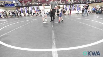 52-55 lbs Rr Rnd 1 - Obadiah Boyd, Harrah Little League Wrestling vs Noel Reagan, Standfast OKC