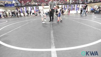 52-55 lbs Rr Rnd 1 - Obadiah Boyd, Harrah Little League Wrestling vs Noel Reagan, Standfast OKC