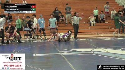 Boys-165 lbs 3rd Place Match - Olivier Paul, Wilson`s Wildcats vs Sean Curnow, Brower`s Brawlers
