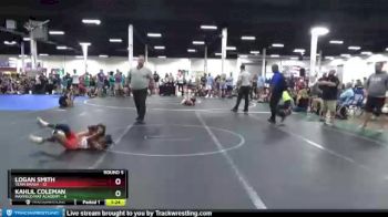 64 lbs Round 5 (8 Team) - Logan Smith, Team Smash vs Kahlil Coleman, Mayfield Mat Academy