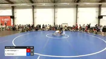 34 kg Quarterfinal - Chase Wirnsberger, M2 Black vs Sano Restrepo, VHW