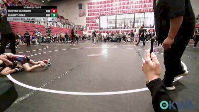 55 lbs Quarterfinal - Hunter Jackson, Noble Takedown Club vs Elliott Cole, Standfast