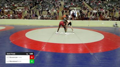 160 lbs Semifinal - Zane Bovenizer, Teknique Wrestling vs Jordan Moreland, Georgia