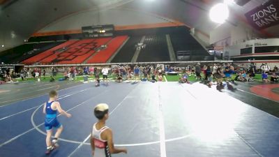 60-65 lbs Champ. Round 3 - Oakley Newby, Utah vs Ben Becker, Oregon