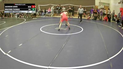 120 lbs Cons. Round 3 - Jackson Lewis, McMinnville vs Brayden Thomas, Dallas