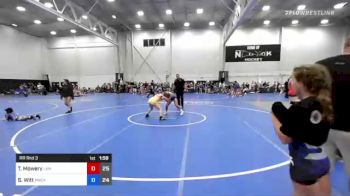 127 lbs Rr Rnd 3 - Trinity Mowery, LAWW vs Savannah Witt, PWC Athena (W)