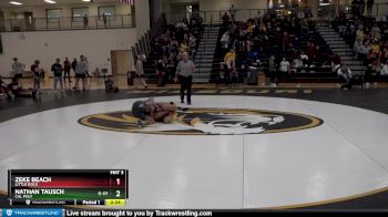 174 lbs Cons. Round 3 - Zeke Beach, Little Rock vs Nathan Tausch, Cal Poly