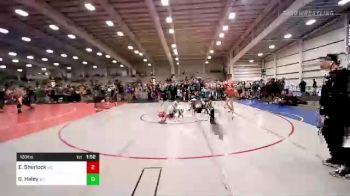126 lbs Round Of 32 - Emmitt Sherlock, MD vs Garrett Haley, WY