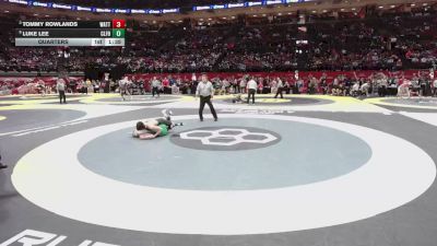 157 lbs Quarters - Tommy Rowlands, Watterson vs Luke Lee, Clear Fork