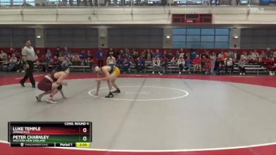 149 lbs Cons. Round 4 - Luke Temple, Springfield vs Peter Charnley, Western New England