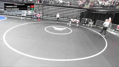 5A 150 lbs Cons. Round 3 - Elijah Sanders, Clearfield vs Andrew Clay, Springville