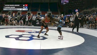 190 lbs Cons. Quarters - Victor Marks-Jenkins, Maryland vs Carter Lester, Ohio