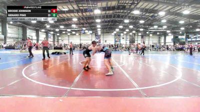 170 lbs Consi Of 16 #1 - Brodie Johnson, CA vs Genaro Pino, CO