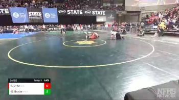 3A 152 lbs Champ. Round 2 - Dustin Baxter, Arlington vs Rixen Daley-Ka`aihue, Silas