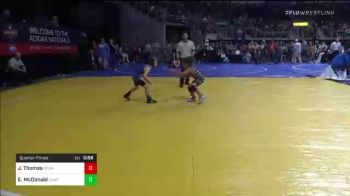 51 lbs Quarterfinal - Julius Thomas, Nebraska Boyz vs Easton McDonald, Unaffiliated