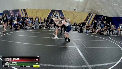 150 lbs Round 1 (8 Team) - Hayden Driver, Louisville vs Logan Irvin, Dayton Bandits