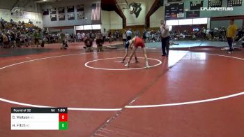 106 lbs Round Of 32 - Cj Watson, Nc vs Heaven Fitch, Nc