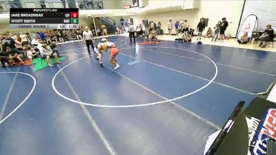 165 lbs Champ. Round 1 - Jake Broadhead, Canyon View Falcons vs Wyatt Smith, Westlake Wrestling Club