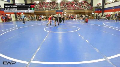 175 lbs Quarterfinal - Mikael Foster, Tulsa Union vs Rhys Novosad, Bixby HS Boys