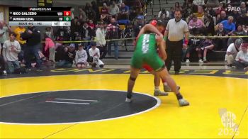 142 lbs Cons. Round 1 - Nico Salcedo, Woodlake vs Jordan Leal, Reedley Wrestling