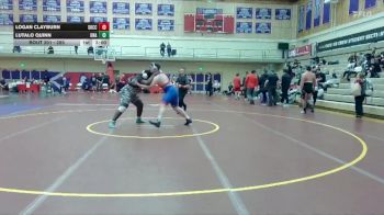 285 lbs Cons. Round 3 - Logan Clayburn, Southwestern Oregon Community College vs Lutalo Quinn, Unattached