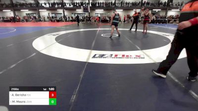 215 lbs Semifinal - Alexander Berisha, Fox Lane vs Michael Mauro, John Jay-ef