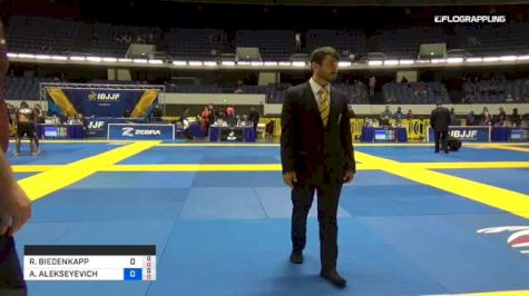 RYAN BIEDENKAPP vs ALEKSEI ALEKSEYEVICH 2018 World IBJJF Jiu-Jitsu No-Gi Championship
