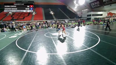 125 lbs Eleina Cortez, California HS Girls vs Kooper Griggs, Colorado HS Girls
