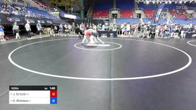 150 lbs Rnd Of 32 - Jace Grizzle, KS vs Dokken Biladeau, IA