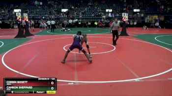 120 lbs Cons. Round 1 - Camron Sheppard, ELR1 vs Corbin Bissett, MEN1