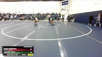 133 lbs Quarterfinal - Noah Messman, Menlo College vs Edward Sosa, Sacramento State University