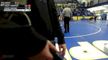 155 lbs Final - Ashley Thompson, Rogers vs Audrey Redwine, Fayetteville