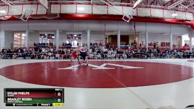141 lbs Semifinal - Bradley Rosen, North Central vs Dylan Phelps, Olivet